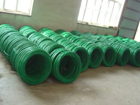 PVC-coated iron wire